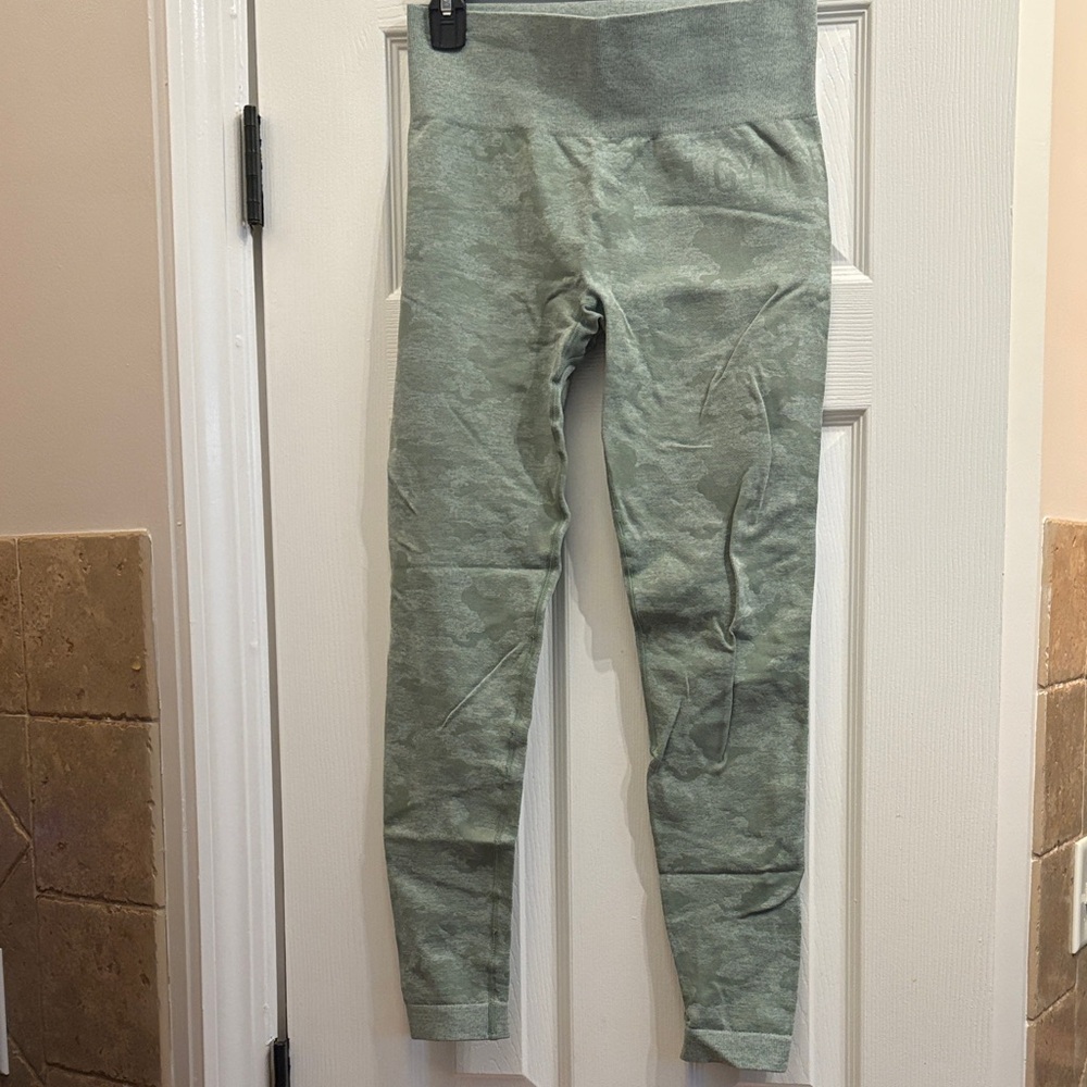 Gymshark green camo leggings